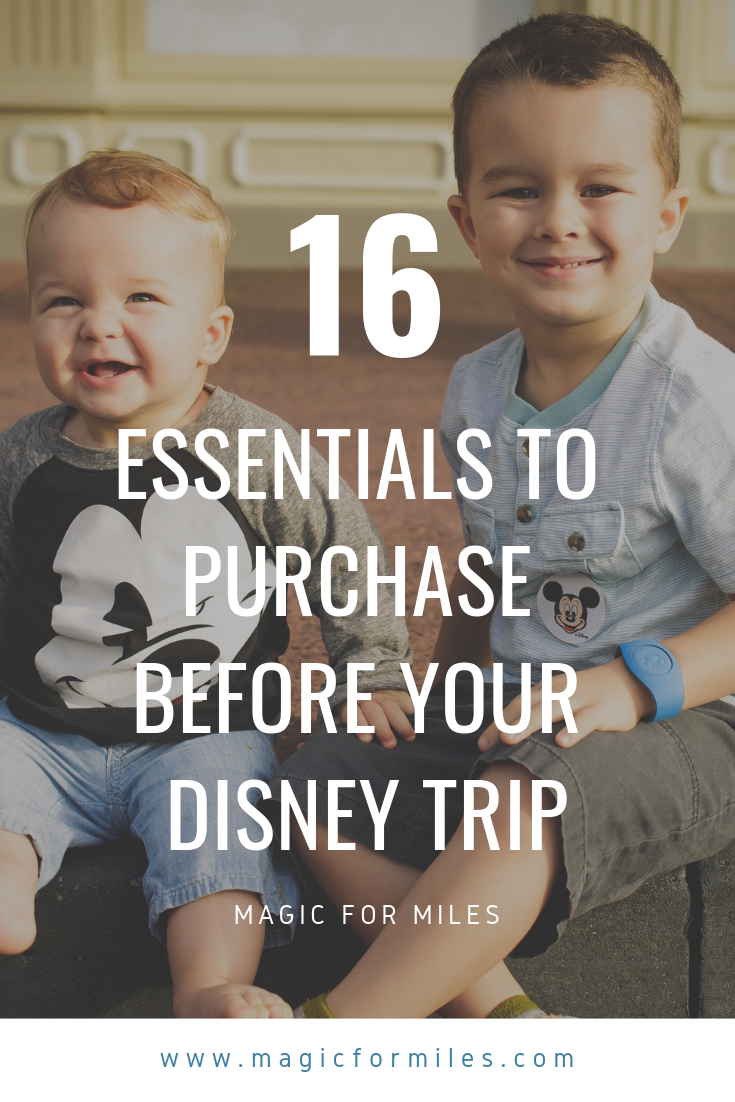 16 Essentials to Purchase Before Your Walt Disney World Vacation, Magic for Miles, Walt Disney World, Magic Kingdom, Epcot, Disney's Animal Kingdom, Disney's Hollywood Studios