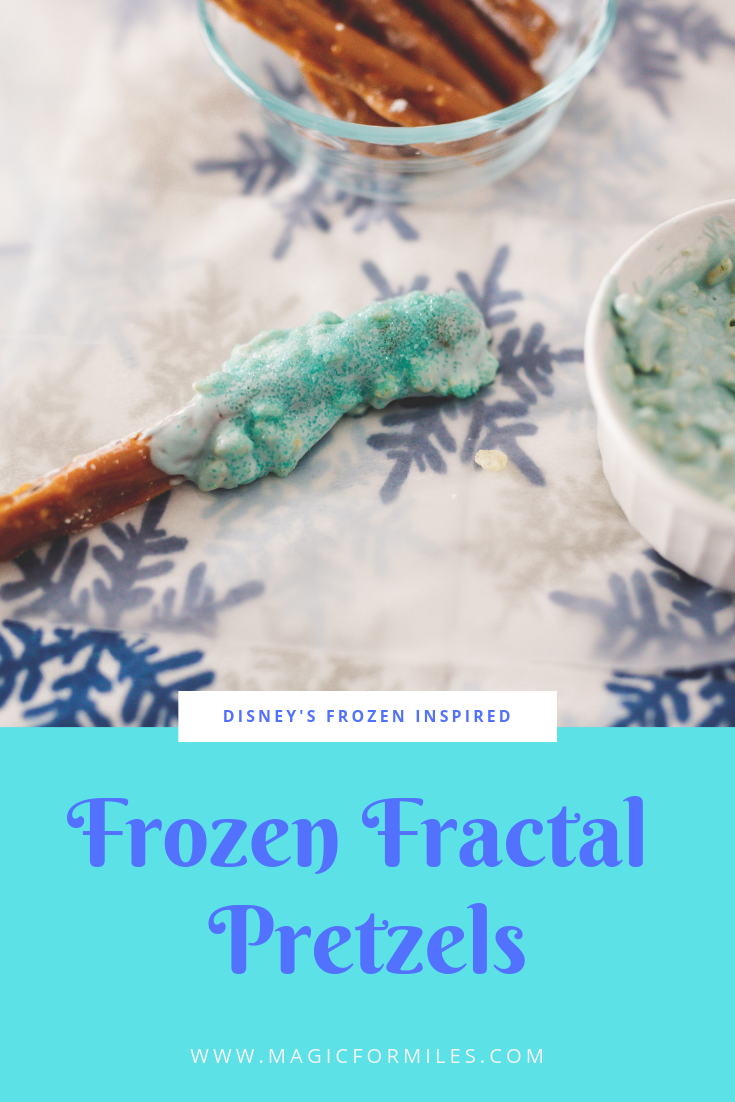 frozen fractal pretezels, disney copycat recipe, toddler craft, frozen fever, walt disney world, disney, magic for miles