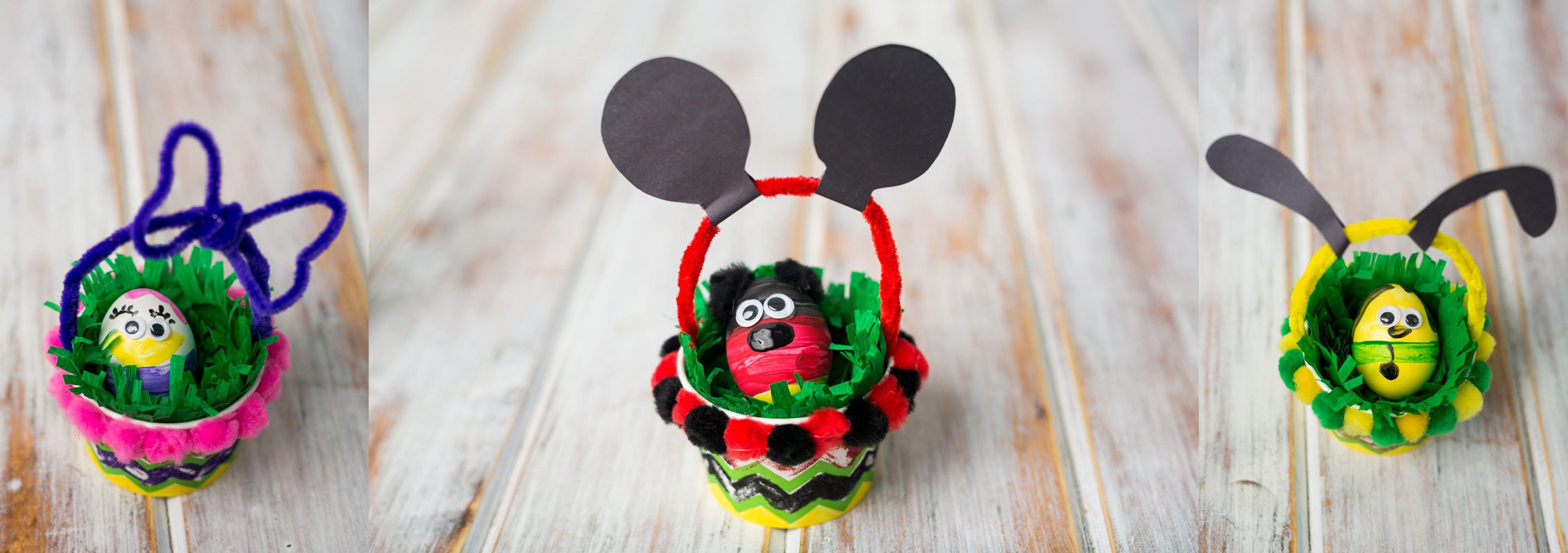 DIY Disney Easter Basket, Disney at Home, Magic for Miles, Disney Easter Craft, Disney Easter Project