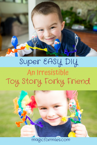 An Easy, Irresistible Toy Story Forky DIY To Love - Magic for Miles