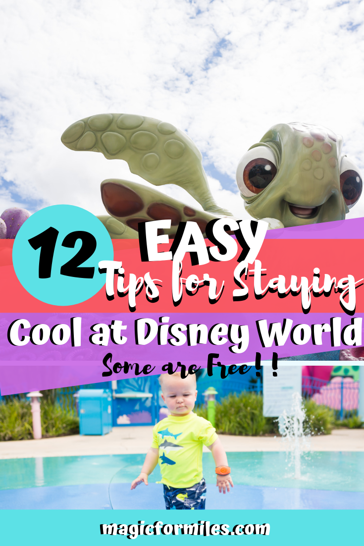Beat the Heat Disney with Fans and stay cool long sleeved shirt, magic for miles, stay cool in Disney, beat the heat