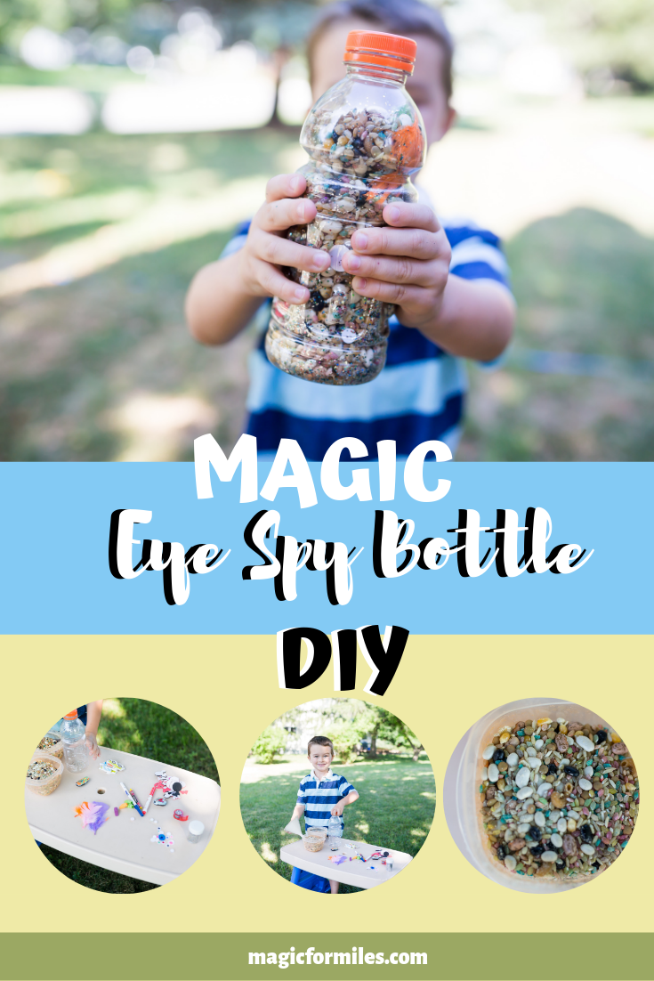 Magic Eye Spy Bottle, Visual tracking exercises, vision skills, reading skills