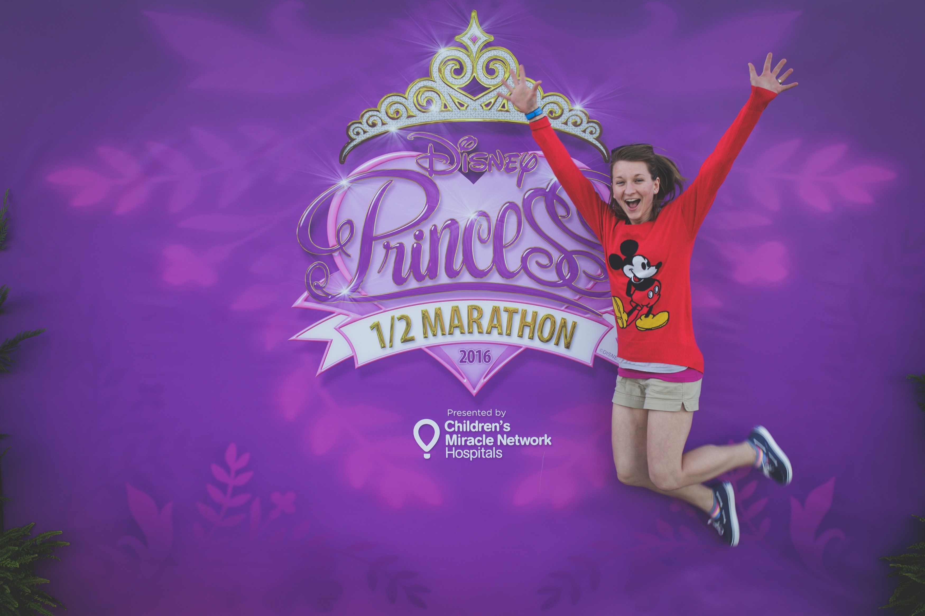 Princess 1/2 Marathon Sign, RunDisney Expo ESPN Wide World of Sports