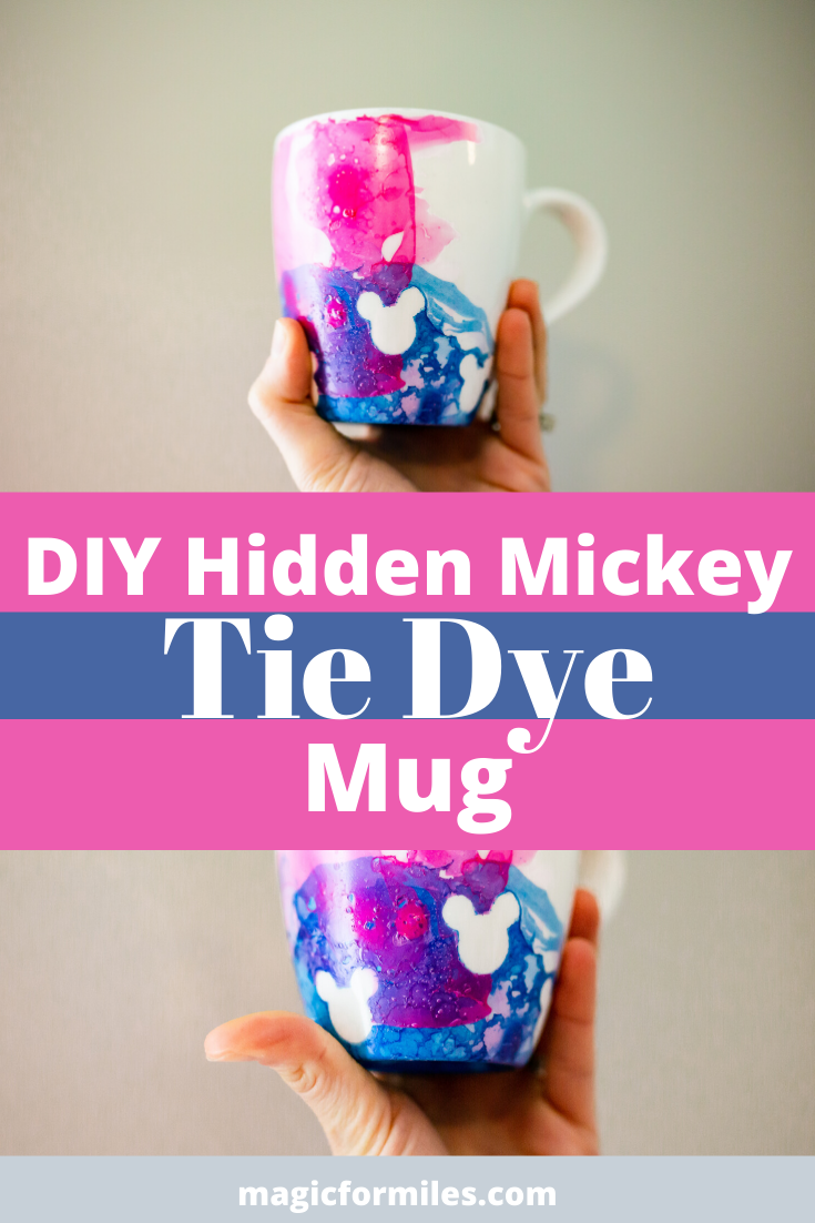 DIY Tie Dye Hidden Mickey Pinterest