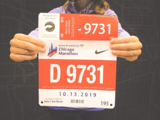 Chicago Marathon Bib Image