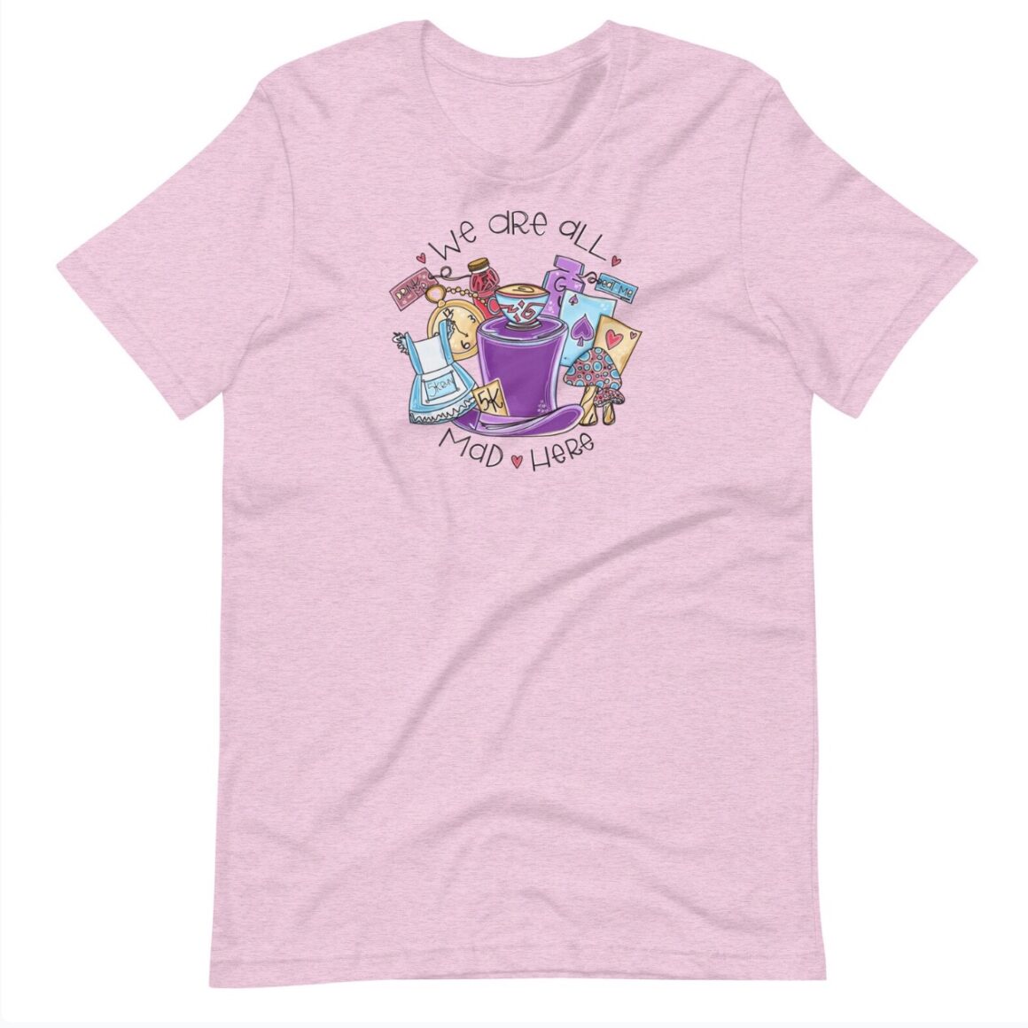 Alice in Wonderland Inspired Running Shirt